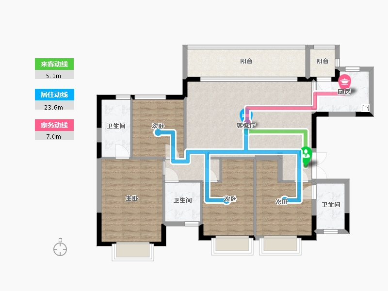 四川省-成都市-同森翠叠森林-117.03-户型库-动静线