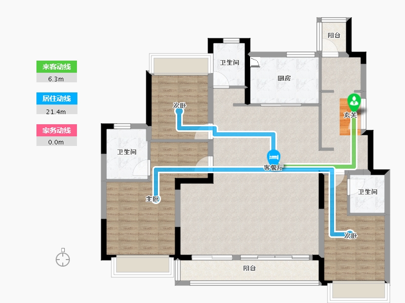 四川省-成都市-领地悦府-123.22-户型库-动静线