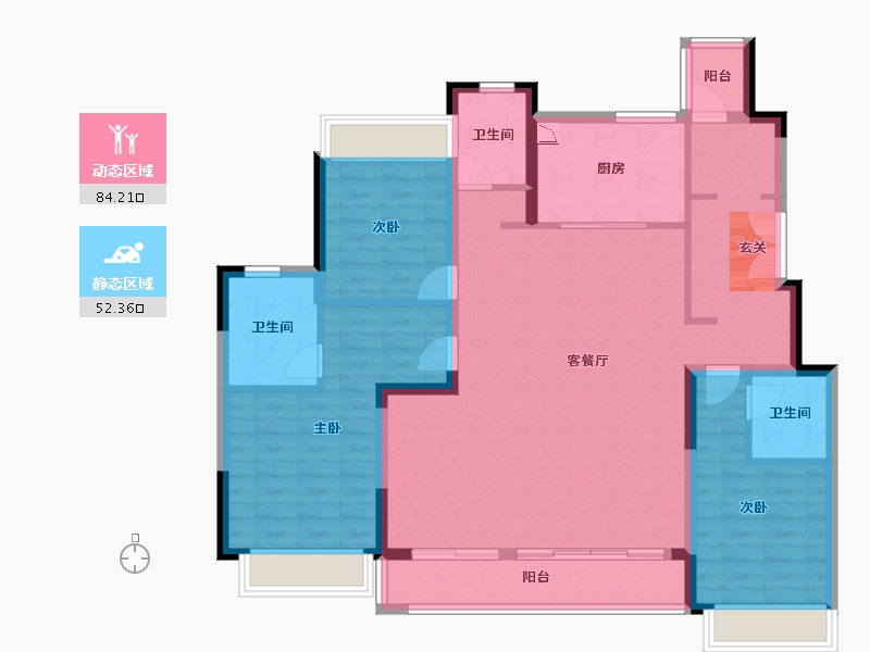 四川省-成都市-领地悦府-123.22-户型库-动静分区