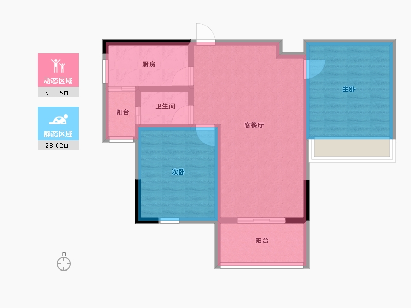 贵州省-遵义市-中国茶城-71.24-户型库-动静分区