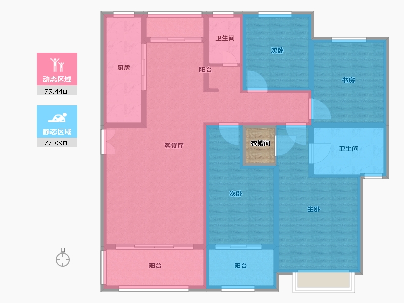 河北省-石家庄市-华普城-139.00-户型库-动静分区