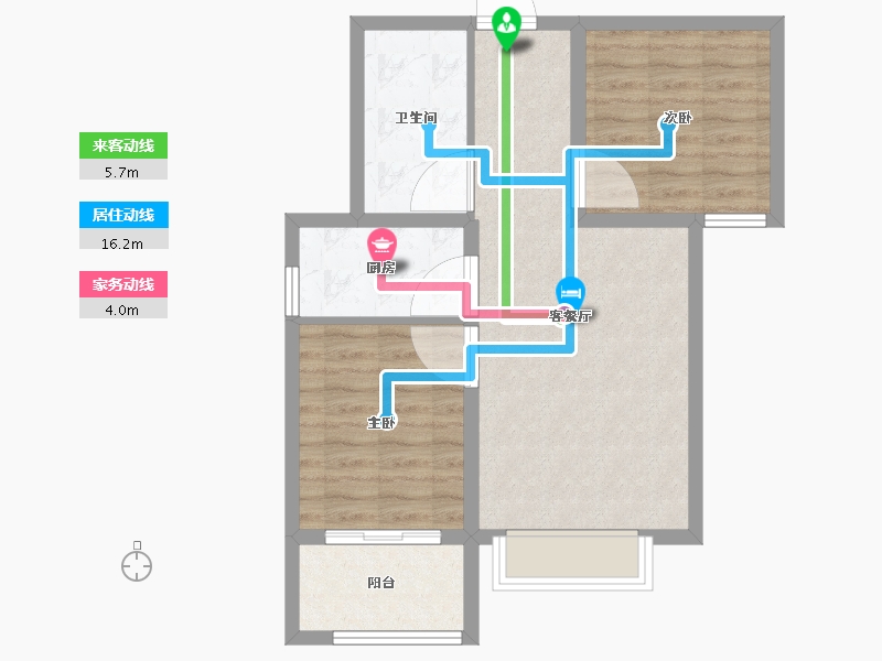 河北省-石家庄市-华普城-65.01-户型库-动静线