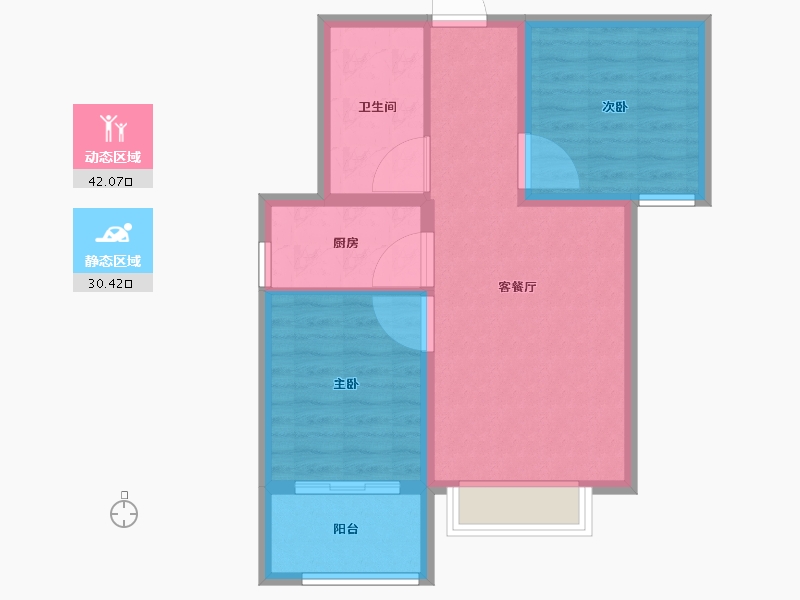 河北省-石家庄市-华普城-65.01-户型库-动静分区