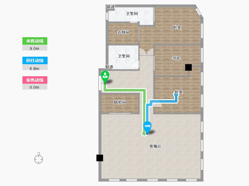 四川省-成都市-N8天幕-162.03-户型库-动静线