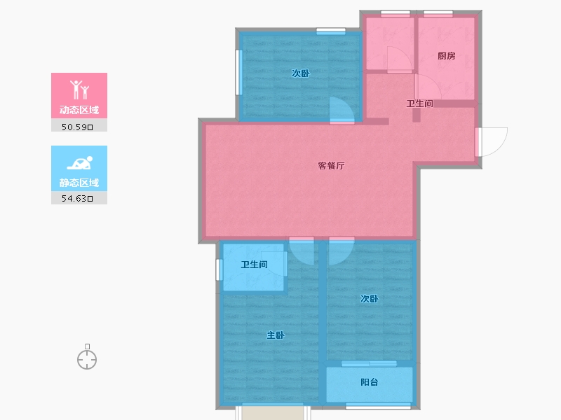 河北省-石家庄市-华普城-94.00-户型库-动静分区