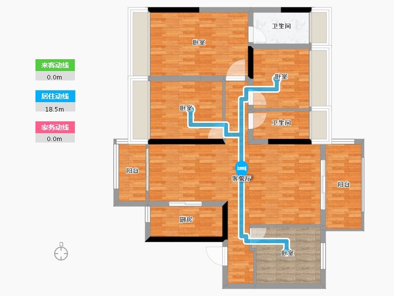 贵州省-六盘水市-中昂·星光汇-106.29-户型库-动静线