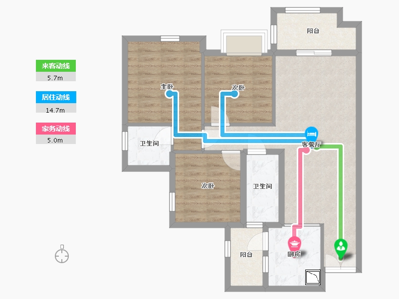 四川省-巴中市-平昌金域华府-78.97-户型库-动静线