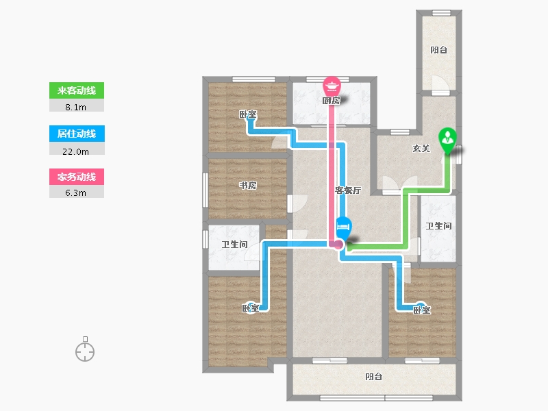 河北省-石家庄市-保利和光尘樾-128.15-户型库-动静线