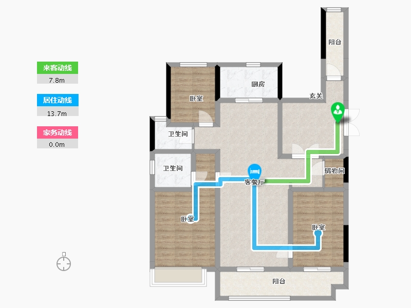 河北省-石家庄市-保利和光尘樾-113.15-户型库-动静线