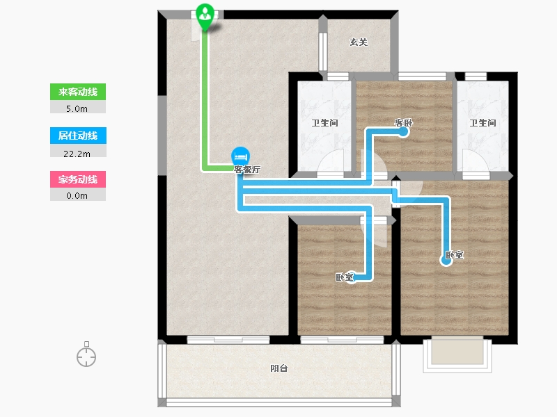 云南省-昆明市-恒泰理想城-91.99-户型库-动静线