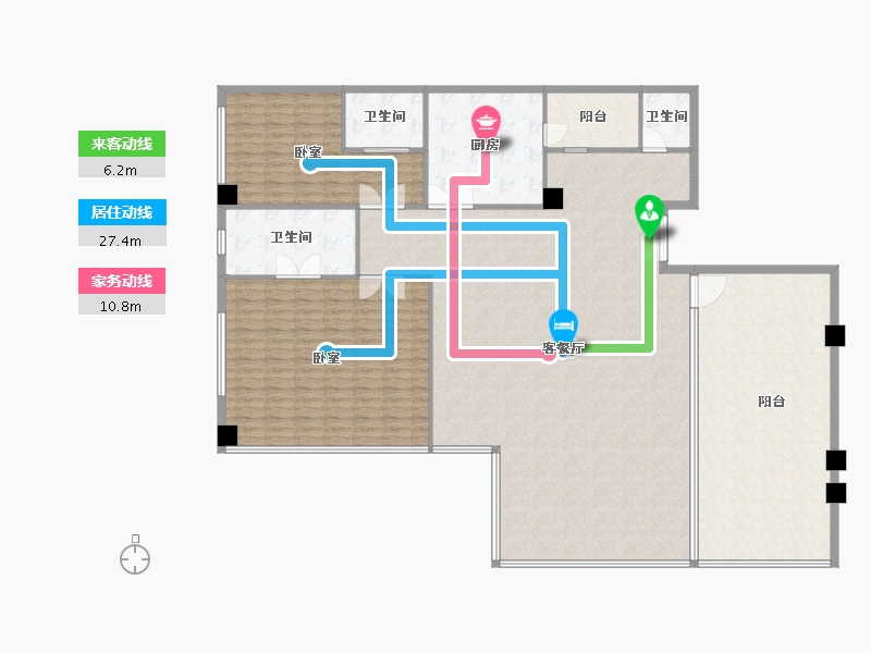 四川省-成都市-花漾锦江-234.00-户型库-动静线