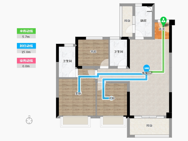 四川省-成都市-中建·望津城-83.27-户型库-动静线