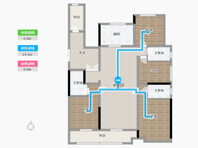 河北省-石家庄市-保利和光尘樾-155.44-户型库-动静线