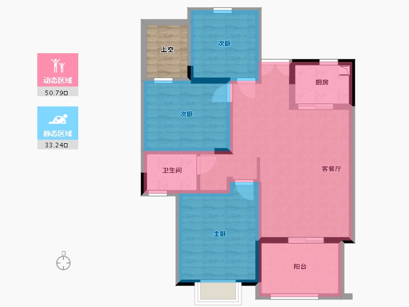 四川省-巴中市-普达阳光-78.09-户型库-动静分区