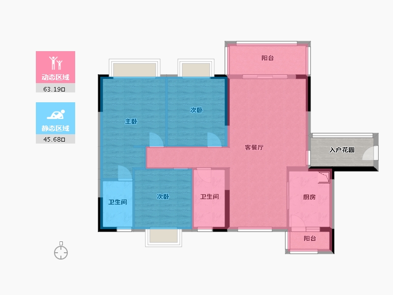 贵州省-贵阳市-学府里-103.48-户型库-动静分区