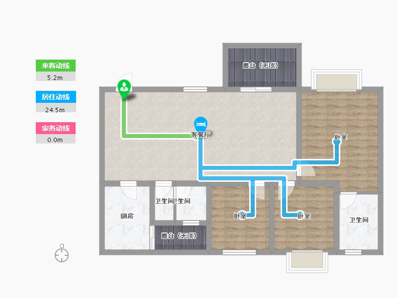 贵州省-安顺市-凯旋公园里-99.12-户型库-动静线