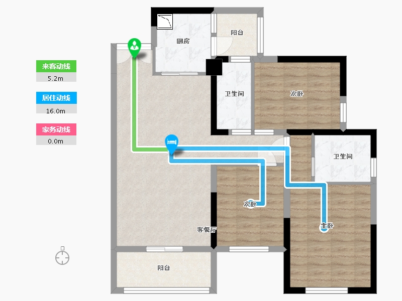 贵州省-贵阳市-首钢贵州之光-90.18-户型库-动静线