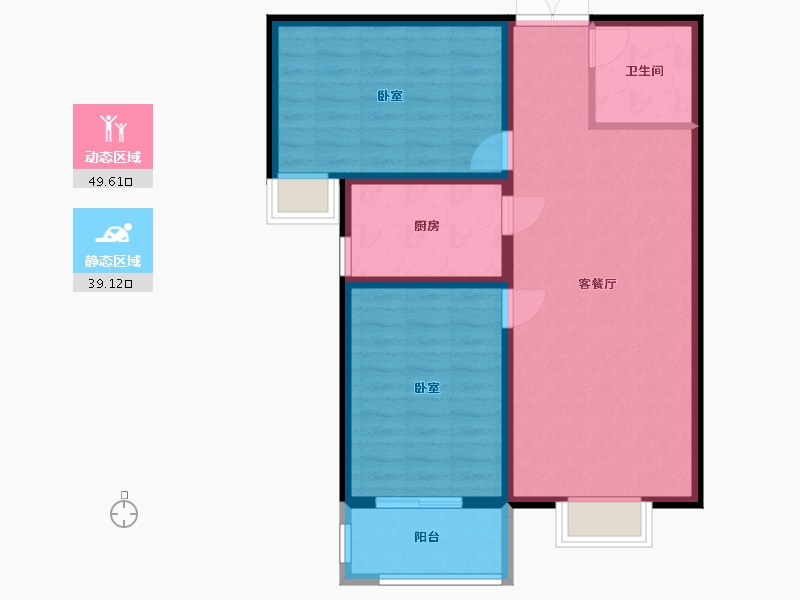 河北省-石家庄市-假日风景-80.00-户型库-动静分区