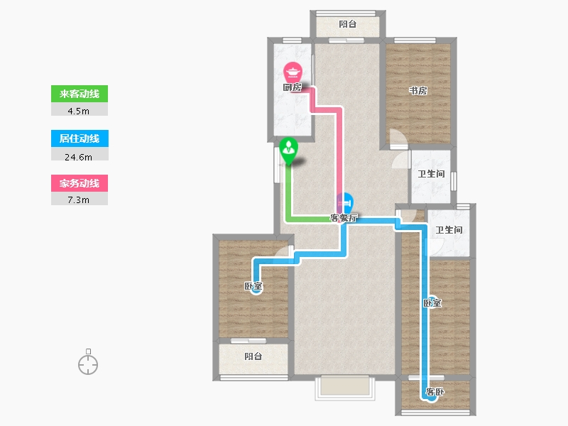 河北省-石家庄市-假日风景-121.69-户型库-动静线