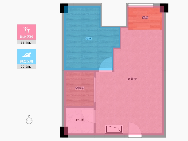 四川省-成都市-和泓芯寓-39.58-户型库-动静分区