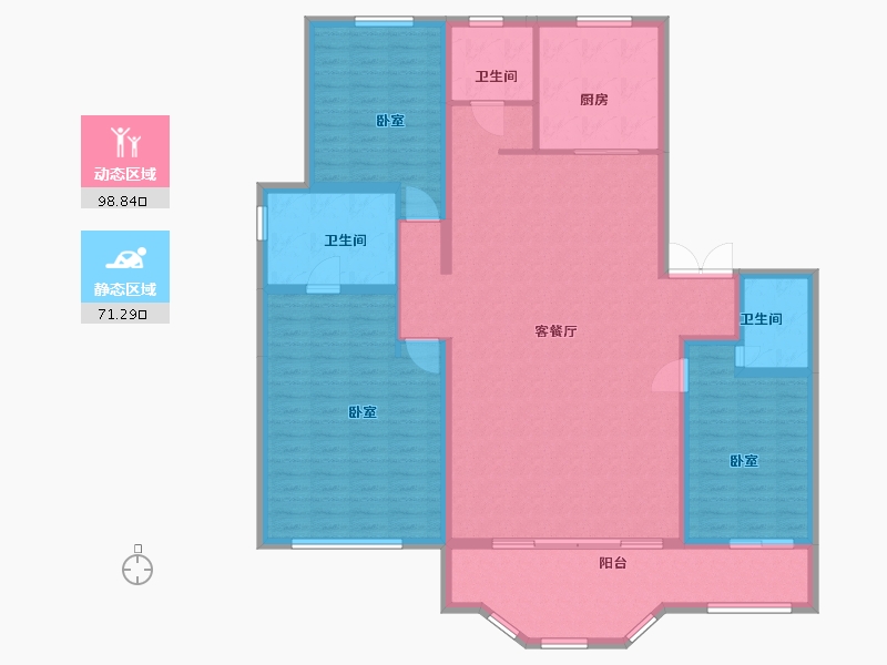 河北省-石家庄市-正基九宸-155.66-户型库-动静分区