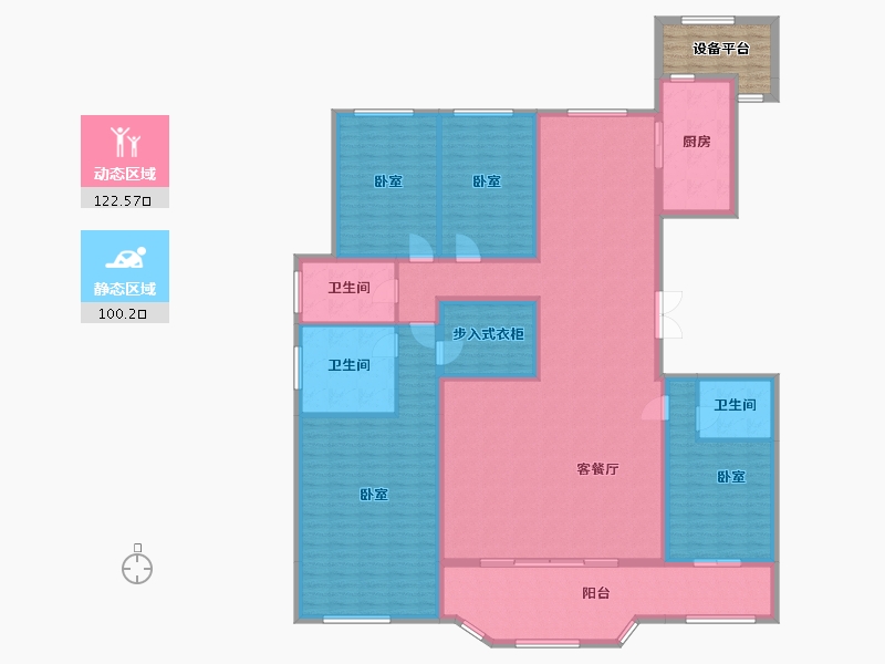 河北省-石家庄市-正基九宸-209.83-户型库-动静分区