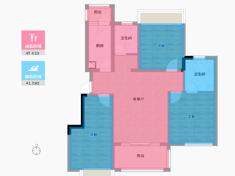 四川省-成都市-三郎国际旅游度假区御山-77.00-户型库-动静分区