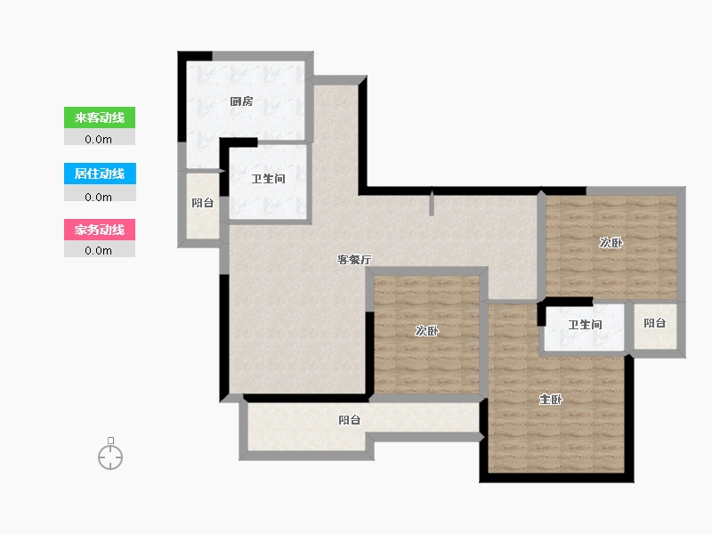 贵州省-贵阳市-清镇住投大都汇-104.59-户型库-动静线