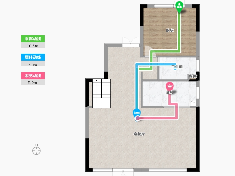 云南省-昆明市-碧桂园龙川府-72.28-户型库-动静线