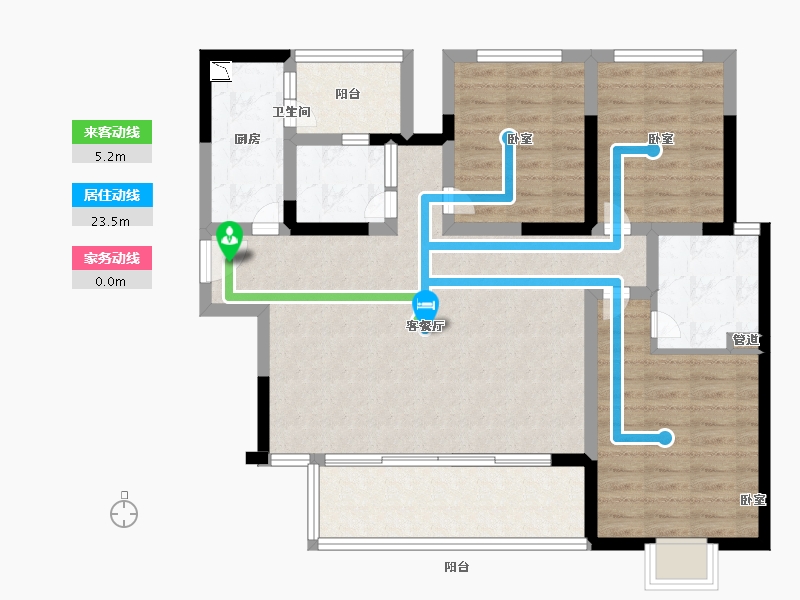 四川省-成都市-阳光城半山悦-94.00-户型库-动静线