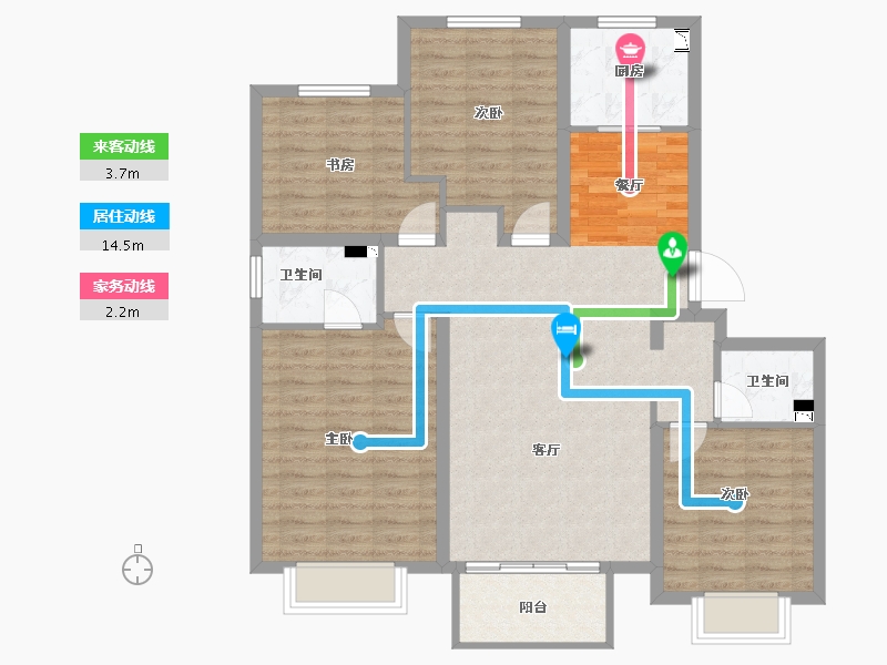 河北省-保定市-涿州铂悦山-106.00-户型库-动静线