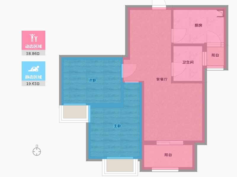 贵州省-贵阳市-1号码头-51.19-户型库-动静分区