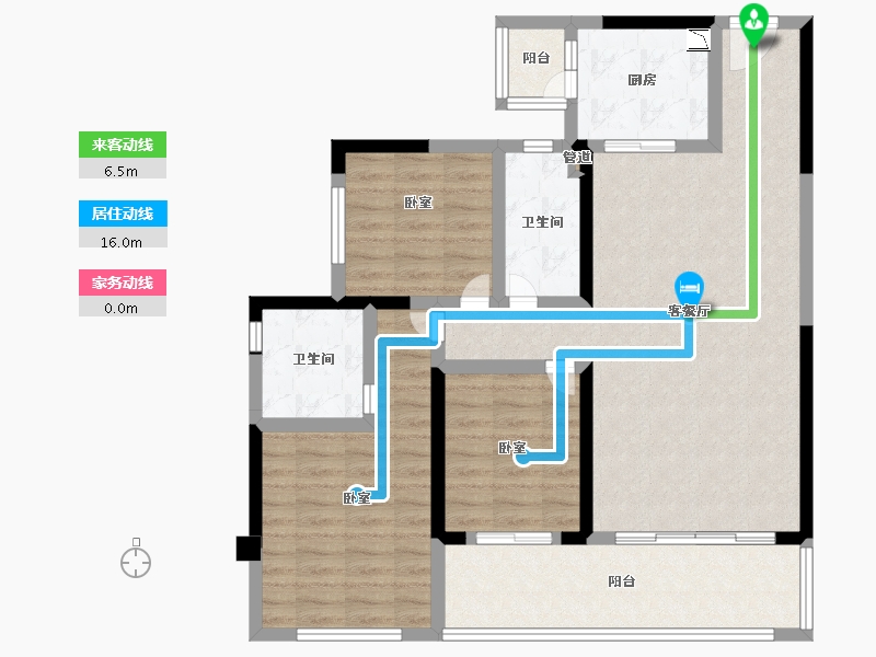 四川省-成都市-阳光城半山悦-98.00-户型库-动静线