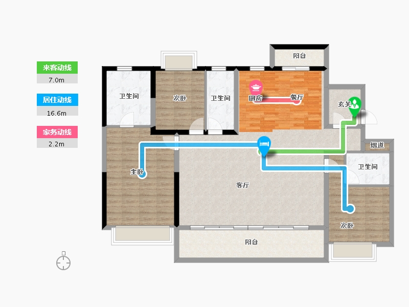 云南省-昆明市-中国中铁诺德山海春风-139.68-户型库-动静线