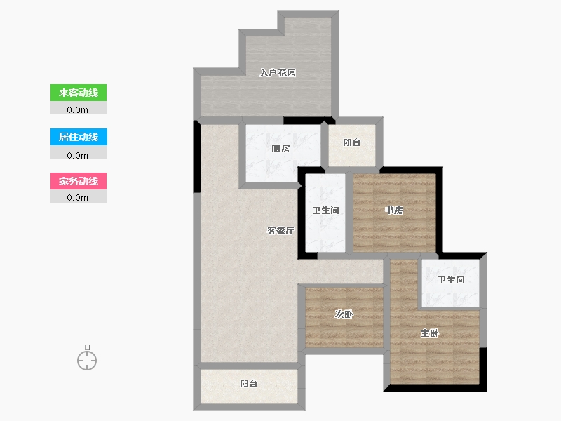 贵州省-贵阳市-中铁悦龙南山-90.23-户型库-动静线