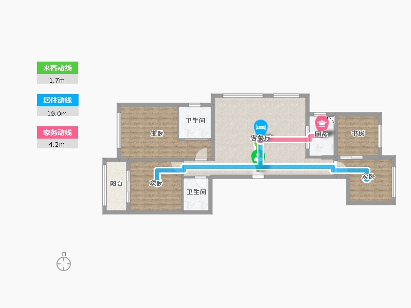 浙江省-嘉兴市-紫宸华府-94.26-户型库-动静线