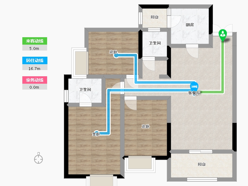 四川省-巴中市-东柠.金太阳光-88.84-户型库-动静线