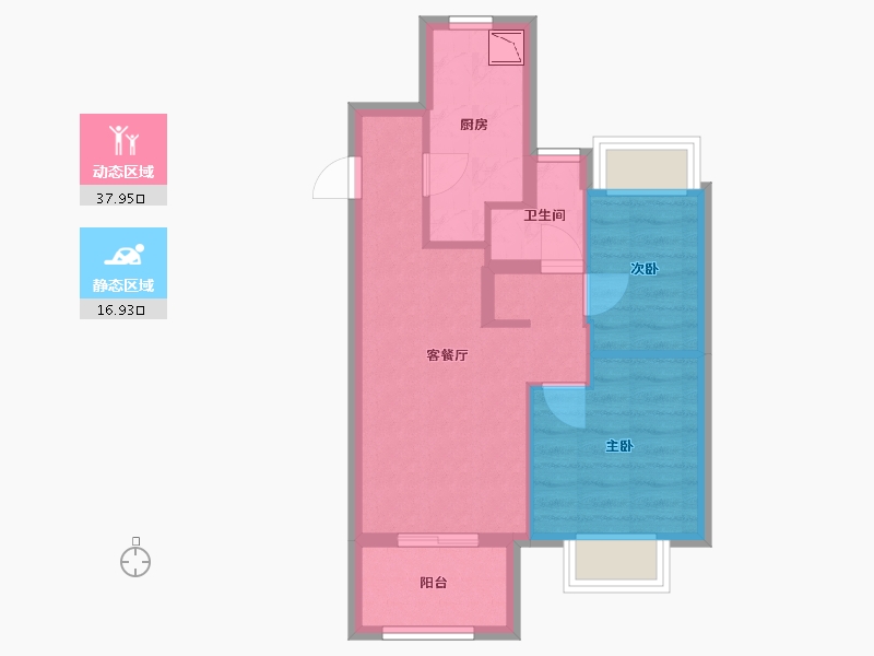 上海-undefined-首创禧悦繁花里-48.00-户型库-动静分区