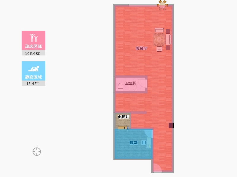 云南省-昆明市-子君山麓城-114.93-户型库-动静分区