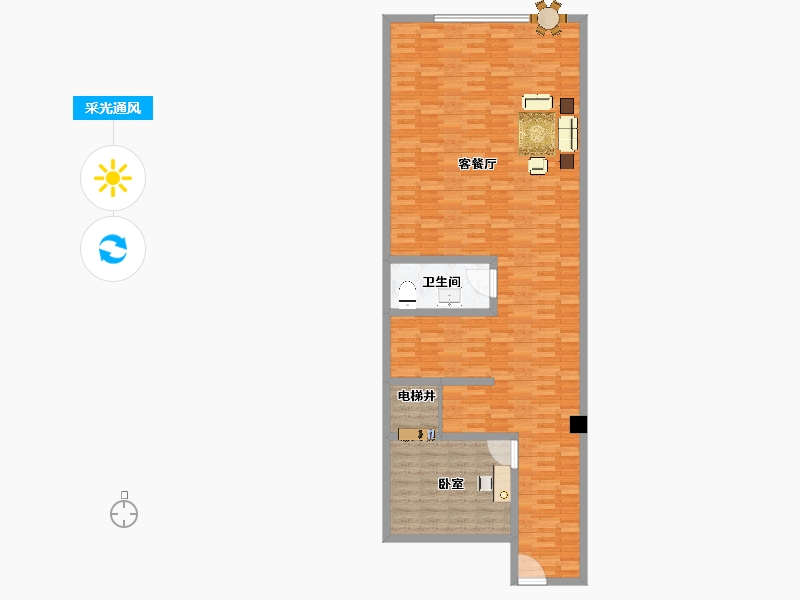 云南省-昆明市-子君山麓城-114.93-户型库-采光通风