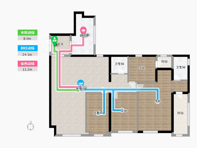 福建省-福州市-天泽江鼎-152.00-户型库-动静线