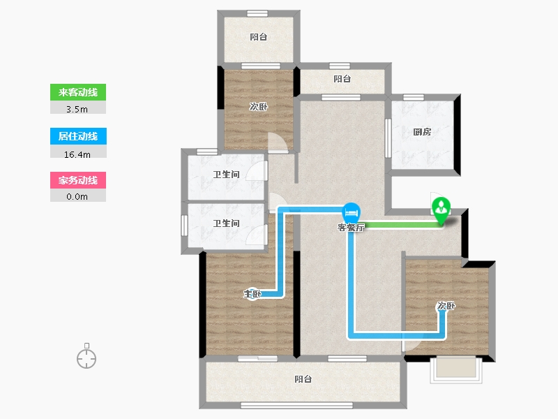 河北省-石家庄市-昆明恒大国际健康城-114.63-户型库-动静线