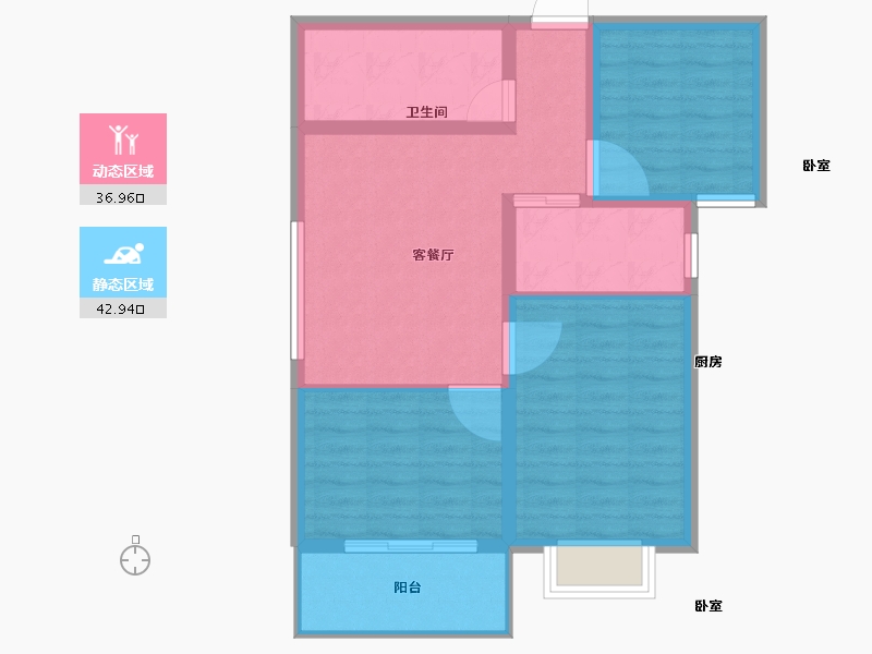 河北省-邯郸市-国宏世家-71.51-户型库-动静分区