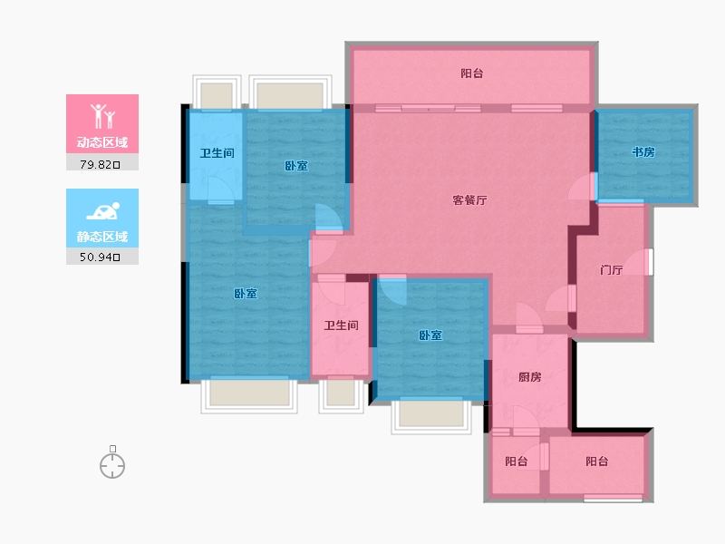 四川省-成都市-东山府锦-116.01-户型库-动静分区