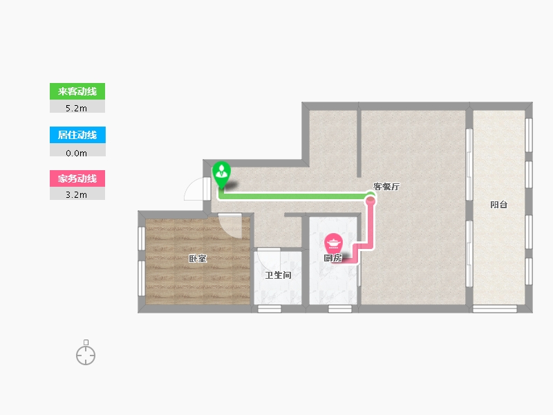 四川省-成都市-花样年智荟城商办-67.11-户型库-动静线