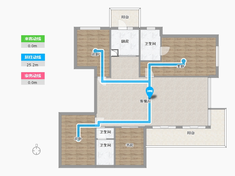 四川省-眉山市-广汇汇茗城-132.53-户型库-动静线