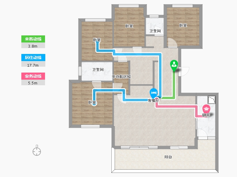 四川省-眉山市-广汇汇茗城-119.94-户型库-动静线