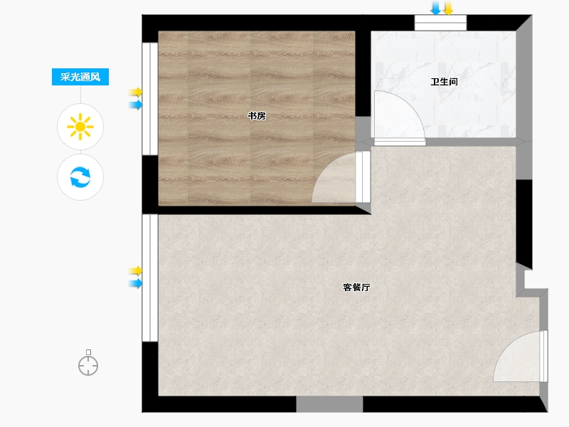 四川省-成都市-中海创客大厦-31.09-户型库-采光通风