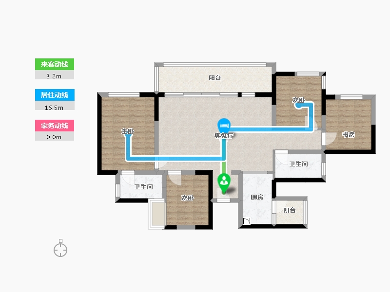 贵州省-贵阳市-青秀2046-104.78-户型库-动静线