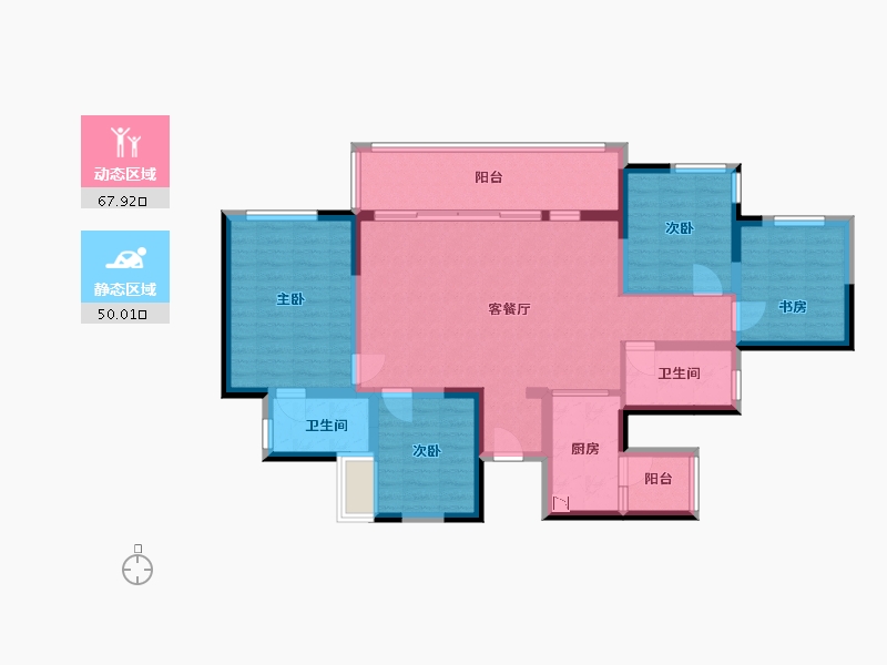 贵州省-贵阳市-青秀2046-104.78-户型库-动静分区